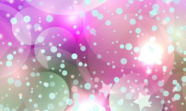 Soyut, parlak, pırıl pırıl çemberler, Noel ışıkları olan, altın renginde, şenlikli, şenlikli bir arka plan. Güzel doku.