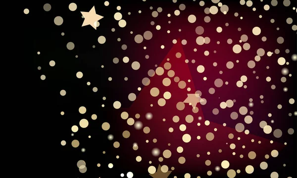 Soyut Parlak Pırıl Pırıl Çemberler Noel Işıkları Olan Altın Renginde — Stok fotoğraf