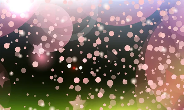 Abstract Licht Gouden Verloop Roze Feestelijke Bokeh Achtergrond Met Glitter — Stockfoto