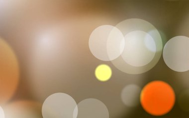 Soyut, parlak, pırıl pırıl çemberler, Noel ışıkları olan, altın renginde, şenlikli, şenlikli bir arka plan. Güzel doku.