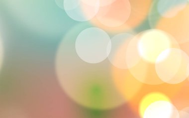 Soyut, parlak, pırıl pırıl çemberler, Noel ışıkları olan, altın renginde, şenlikli, şenlikli bir arka plan. Güzel doku.