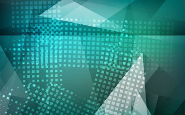 Altıgen ve dişli tekerlekleri olan soyut geniş teknoloji arka planı. Yüksek teknoloji devre kartı illüstrasyonu.