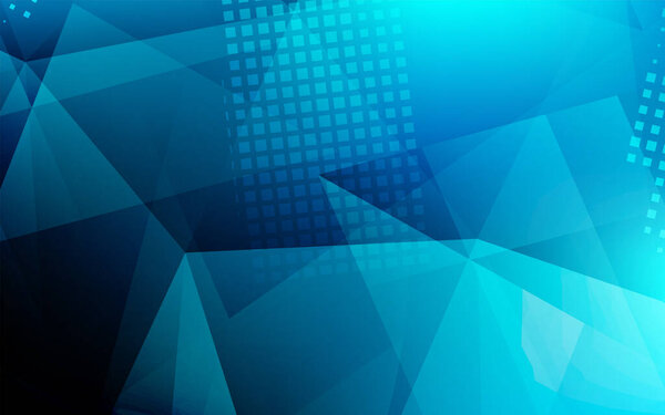 Abstract wide technology background with hexagons and gear wheels. Hi-tech circuit board illustration.