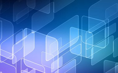 Altıgen ve dişli tekerlekleri olan soyut geniş teknoloji arka planı. Yüksek teknoloji devre kartı illüstrasyonu.