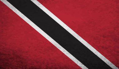 Trinidad ve Tobago grunge bayrağı