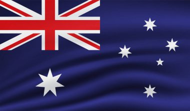 Batı Avustralya bayrağı grunge ile