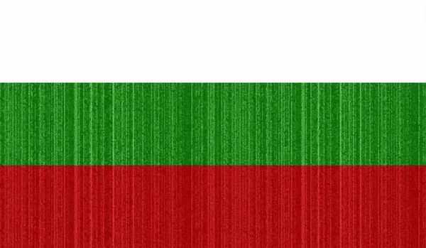 El sallayan grunge desenli Bulgaristan bayrağı. Vektör arkaplanı.