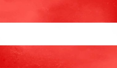 Avusturya 'da Ulusal Gün. Vektör illüstrasyon bayrağı