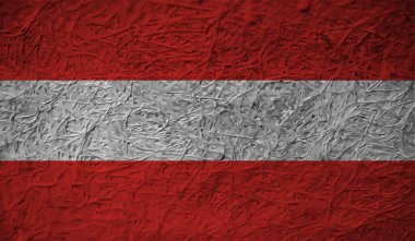 Avusturya 'da Ulusal Gün. Vektör illüstrasyon bayrağı