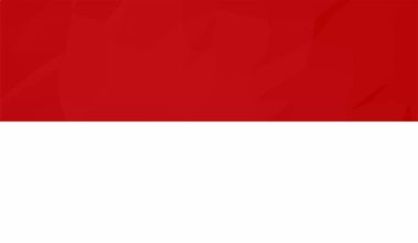 Sallanan grunge desenli Polonya bayrağı. Vektör arkaplanı.