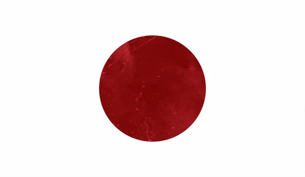 Grunge Vektor Japan Flagge Bunt Für Web Und Design — Stockvektor