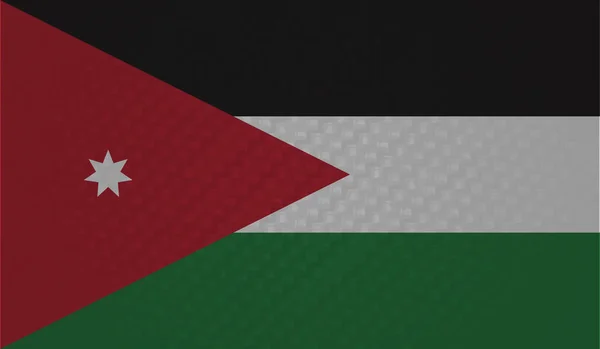 Creative grunge flag of Jordan country with shining background