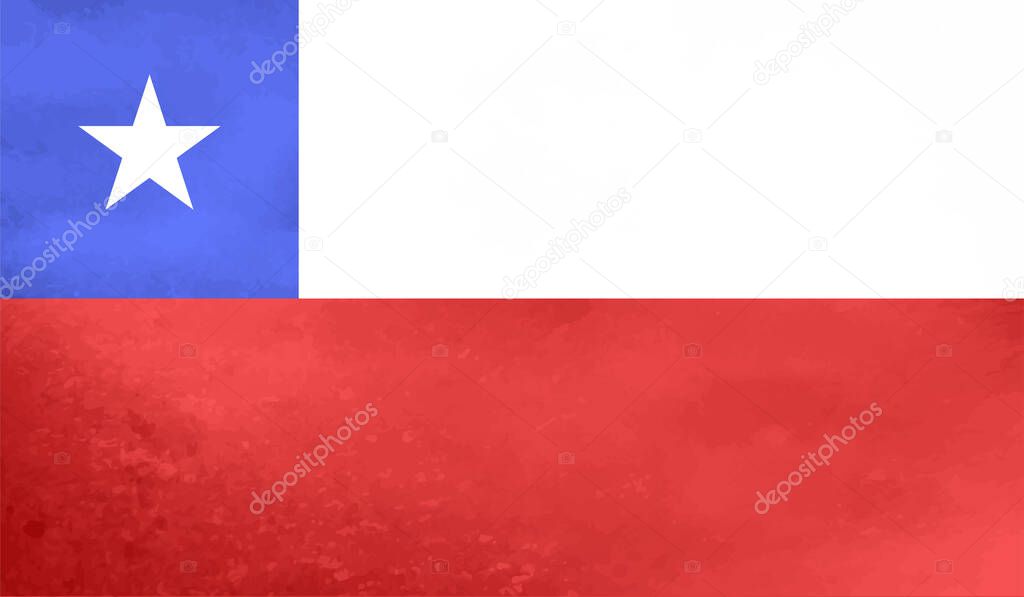 Syria flag with waving grunge texture. Vector background.