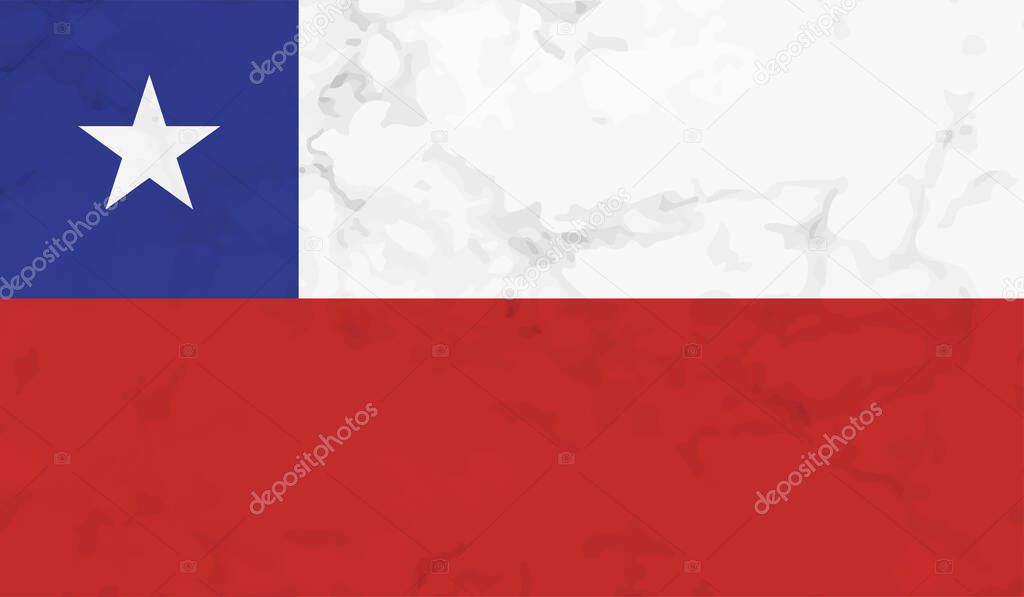 Syria flag with waving grunge texture. Vector background.