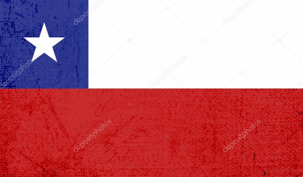 Syria flag with waving grunge texture. Vector background.