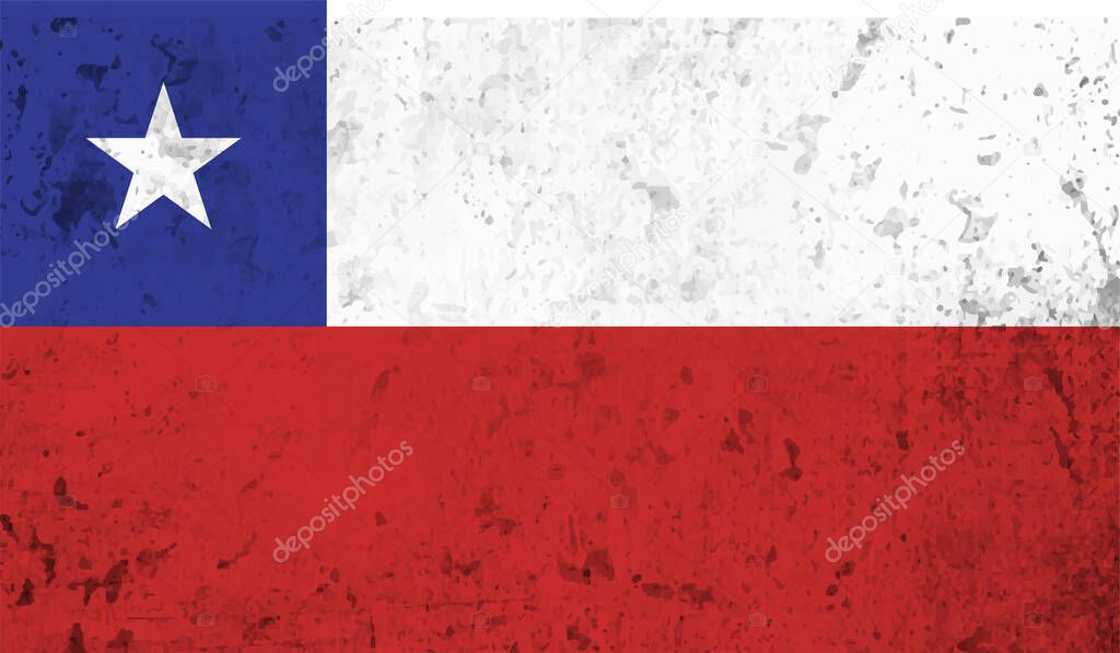 Syria flag with waving grunge texture. Vector background.