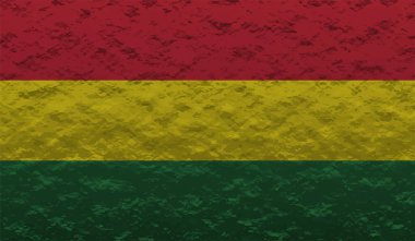 Bolivya ulusal bayrağı grunge tarzında oluşturuldu