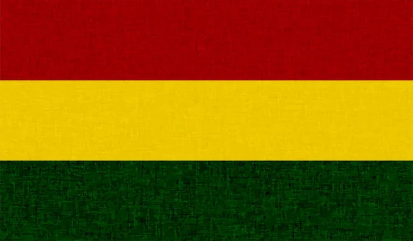 Boliwia Narodowa Flaga Stworzona Stylu Grunge — Wektor stockowy
