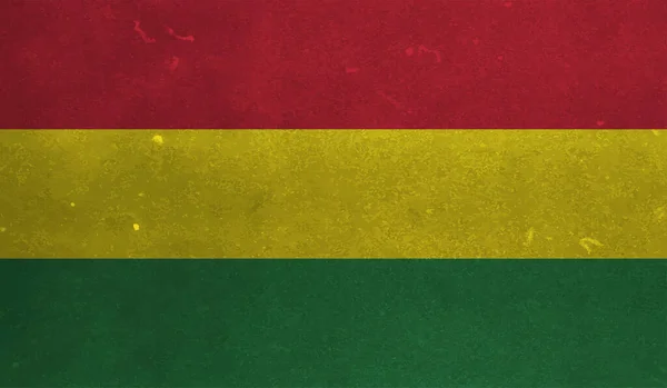 Bandera Nacional Bolivia Creada Estilo Grunge — Archivo Imágenes Vectoriales