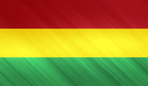 グランジスタイルで作成されたボリビア国旗 — ストックベクタ
