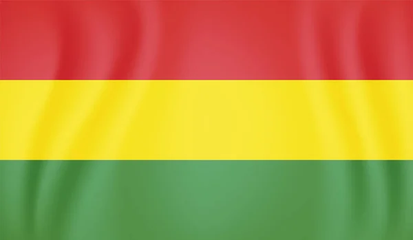 グランジスタイルで作成されたボリビア国旗 — ストックベクタ