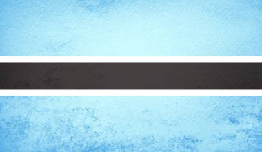 Botswana ulusal bayrağı grunge stilinde oluşturuldu