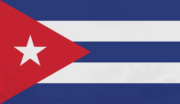 쿠바의 국기가 스타일로 만들어 — 스톡 벡터
