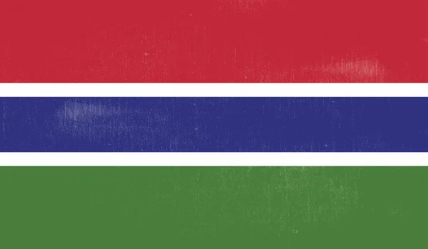 Gambiaanse Grunge Vlag Vector Illustratie Grunge Effect Kan Gemakkelijk Worden — Stockvector