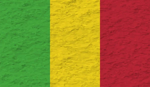 Guinejská Vlajka Stylu Grunge Průhledném Pozadí — Stockový vektor