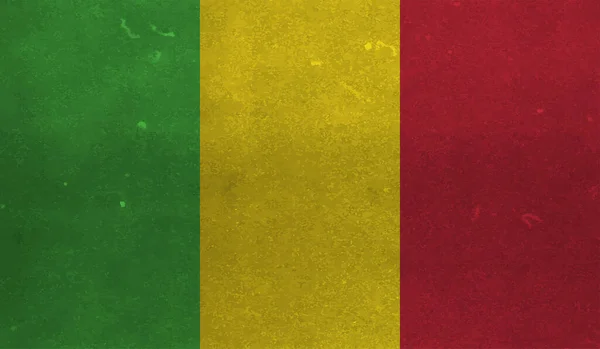 Drapeau Style Grunge Guinée Sur Fond Transparent — Image vectorielle
