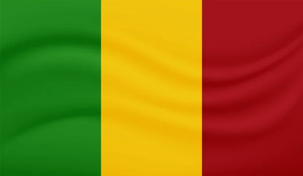 Grunge Flagge Von Guinea Auf Transparentem Hintergrund — Stockvektor