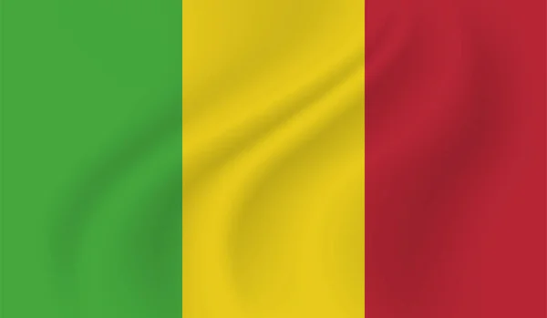 Drapeau Style Grunge Guinée Sur Fond Transparent — Image vectorielle