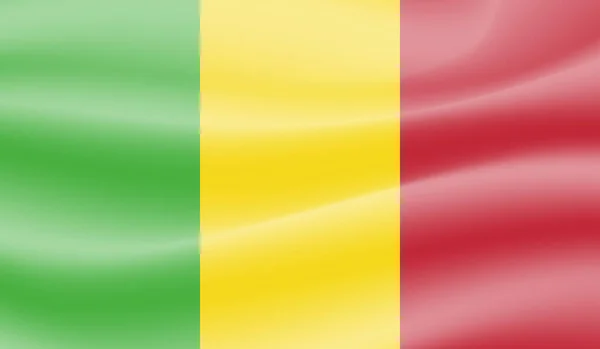 透明背景下的几内亚Grunge风格国旗 — 图库矢量图片