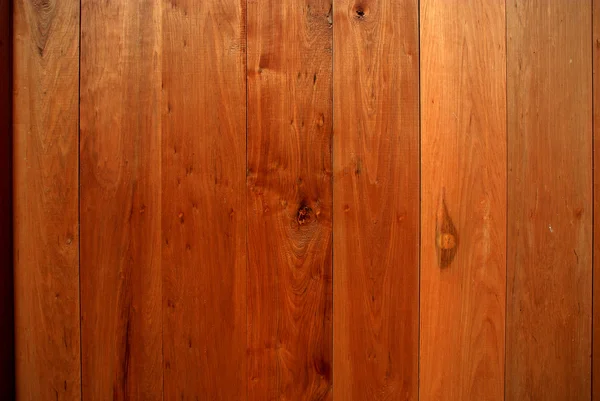 Fond de texture de mur de planche de bois brun — Photo
