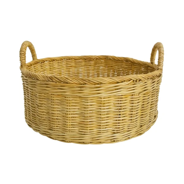 Empty wicker basket — Stock Photo, Image