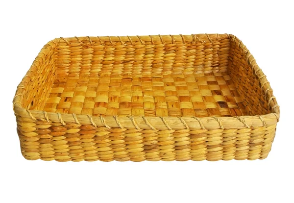 Empty wicker basket — Stock Photo, Image