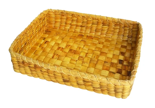 Empty wicker basket — Stock Photo, Image