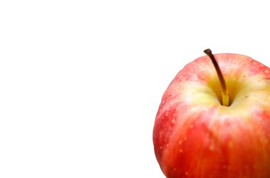 Taze kırmızı elma. 