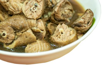 Pot demlenmiş ördek izole