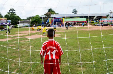 Çocuklar futbol takımı rekabet 