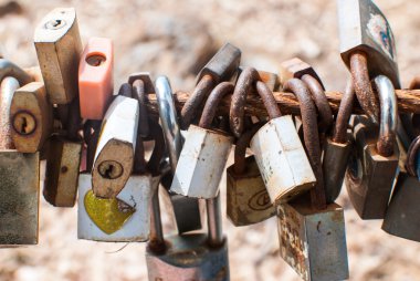 Aşk kilitleri Noen-nangphaya view Point