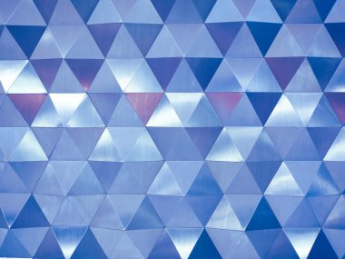 Mavi düşük Poli geometrik arka plan buruşuk üçgen tarzı
