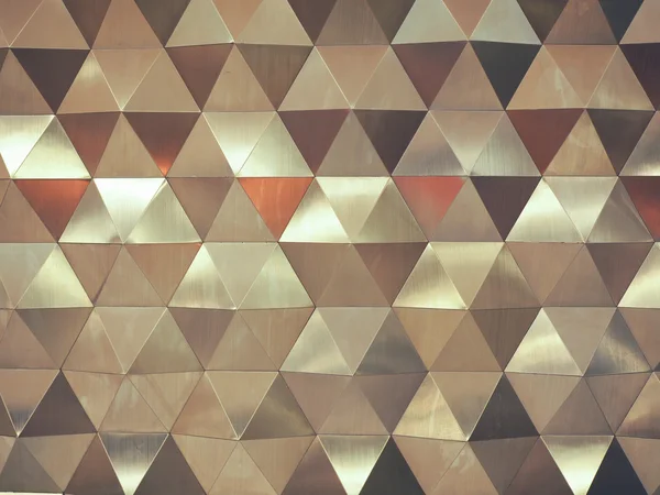 Fondo abstracto geométrico polivinílico bajo plateado en estilo triangular arrugado — Foto de Stock