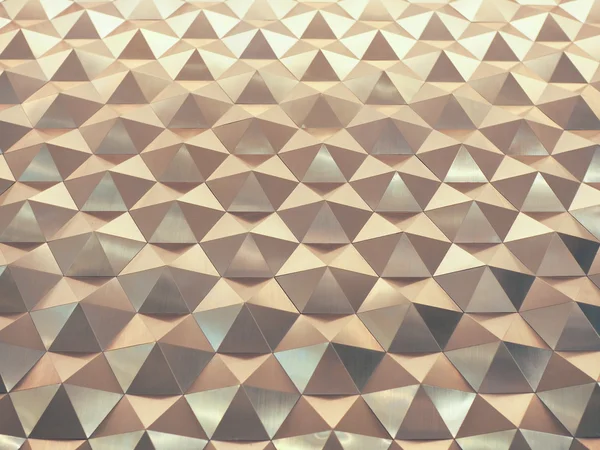 Fondo abstracto geométrico poli-geométrico bajo plateado en relieve triangular y estilo polígono — Foto de Stock