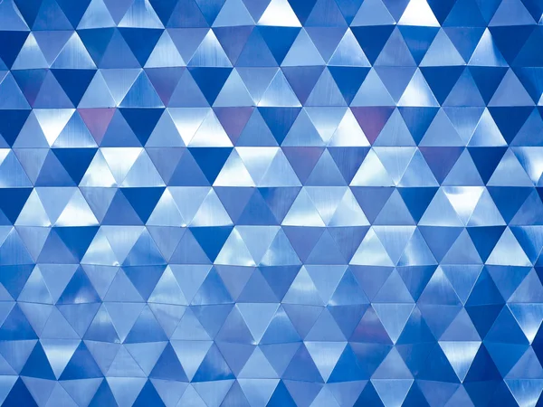 Fondo abstracto geométrico poli azul bajo en estilo triangular arrugado — Foto de Stock