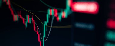 Bitcoin ve Crypto döviz borsasının şamdan şemasını kapat