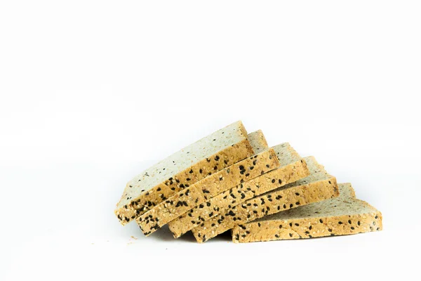 Pan integral fresco en rodajas con varias semillas y multigrano —  Fotos de Stock