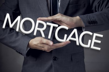 'Mortgage' işadamı avucunda kelime