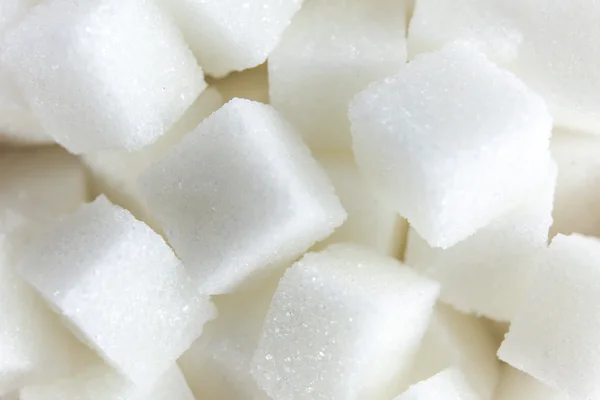 Closeup shot of Sugar Cubes Background — Stock Photo, Image