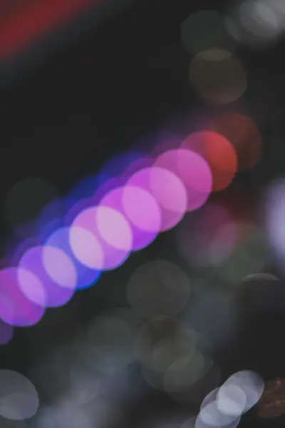 Moving diagonally colourful bokeh for background — Stock Photo, Image